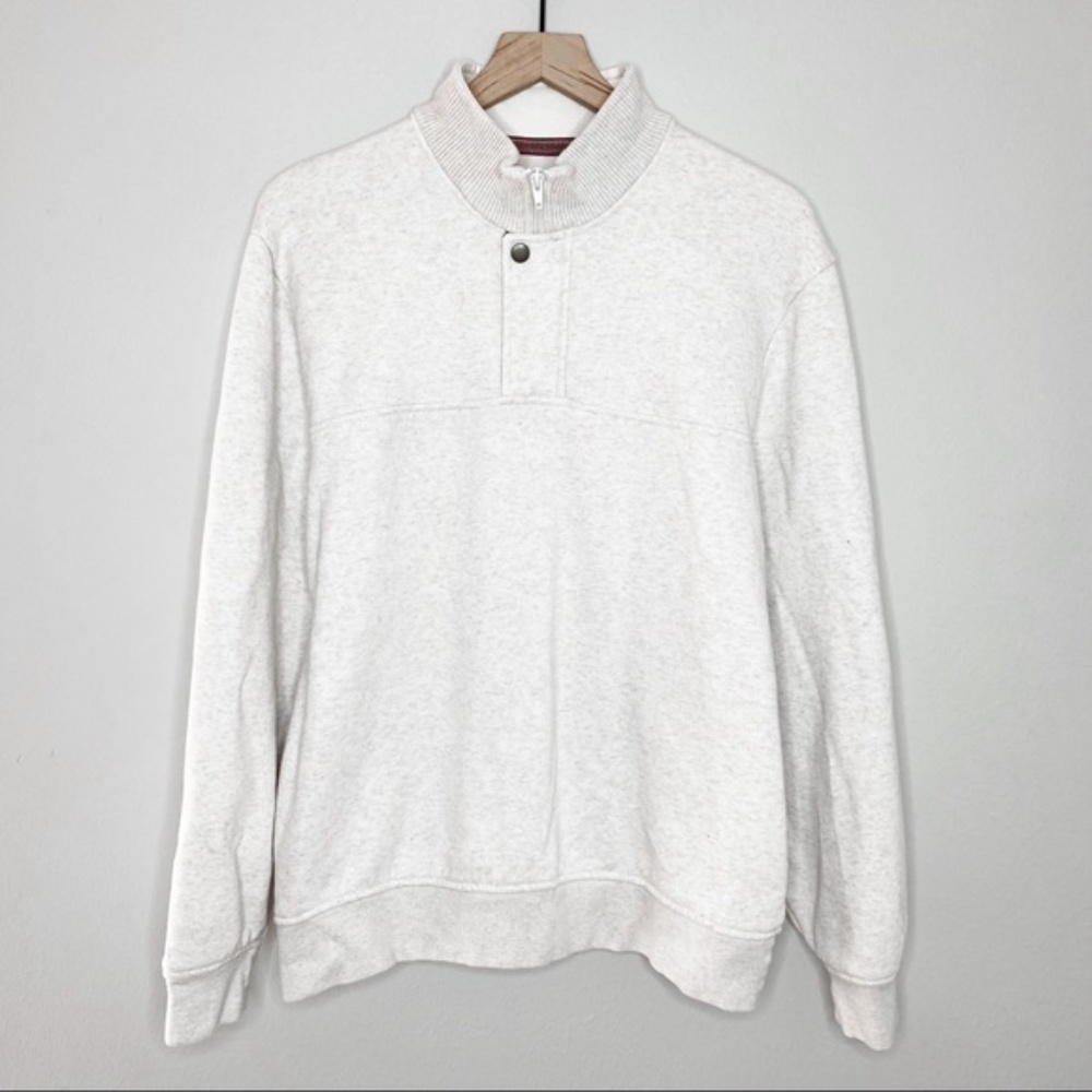 Mens Orvis Mock Neck Zip Sweater